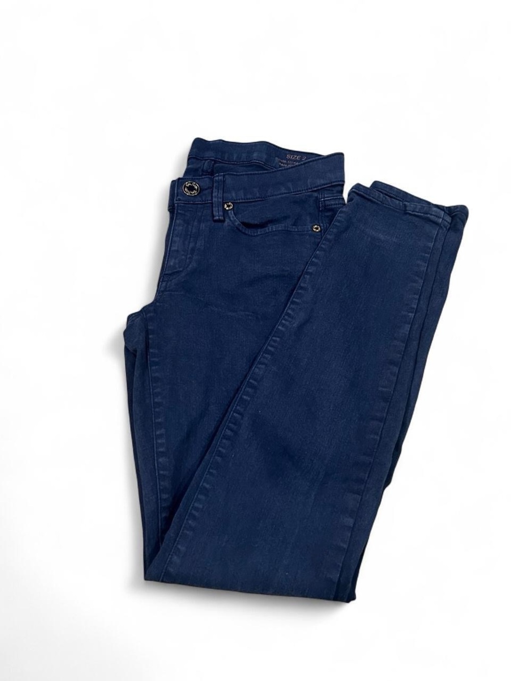 Lilly Pulitzer south ocean skinny Navy blue jeans #denim